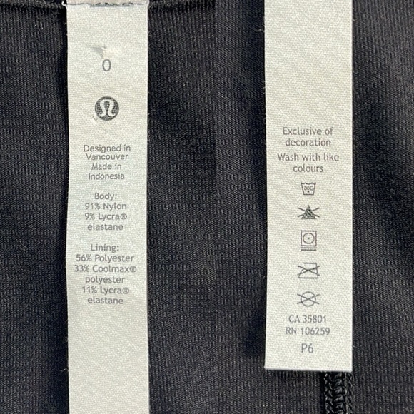 lululemon Rulu Rally Wrap in Black NWT Size 0 - Picture 14 of 15